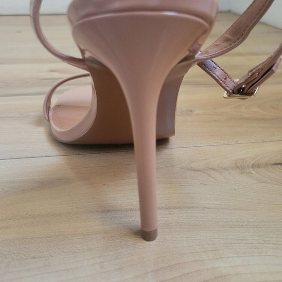 Asos Design Neva Barely There Heeled Sandals Nude Size 10 - Picture 9 of 10